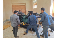 تخلیه دیزل ۱۵۰ کاوا برق اضطراری پست فرش