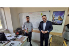 عرض تبریک معاون اداری مالی دانشگاه از  مهندسان دفتر فنی و طرح های عمرانی