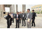 بازدید مهندس حسین شفیعی، معاون عمرانی امور آموزش عالی سازمان برنامه و بودجه کشور  از پروژه های عمرانی دانشگاه کاشان