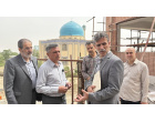 بازدید مهندس حسین شفیعی، معاون عمرانی امور آموزش عالی سازمان برنامه و بودجه کشور  از پروژه های عمرانی دانشگاه کاشان