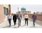 بازدید مهندس حسین شفیعی، معاون عمرانی امور آموزش عالی سازمان برنامه و بودجه کشور  از پروژه های عمرانی دانشگاه کاشان