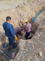 اجرای فاز سوم شبکه جدید آبرسانی مجموعه خوابگاه های دانشگاه