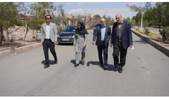 ✅ بازدید رئیس دانشگاه کاشان از پروژه های عمرانی دانشگاه