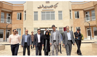 بازدید مهندس حسین شفیعی، معاون عمرانی امور آموزش عالی سازمان برنامه و بودجه کشور  از پروژه های عمرانی دانشگاه کاشان