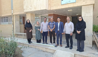 بازدید معاون و مدیران حوزه دانشجویی از عملیات عمرانی خوابگاهها
