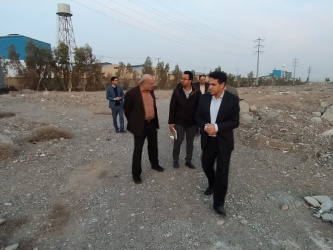 بازدید از اراضی دانشگاه